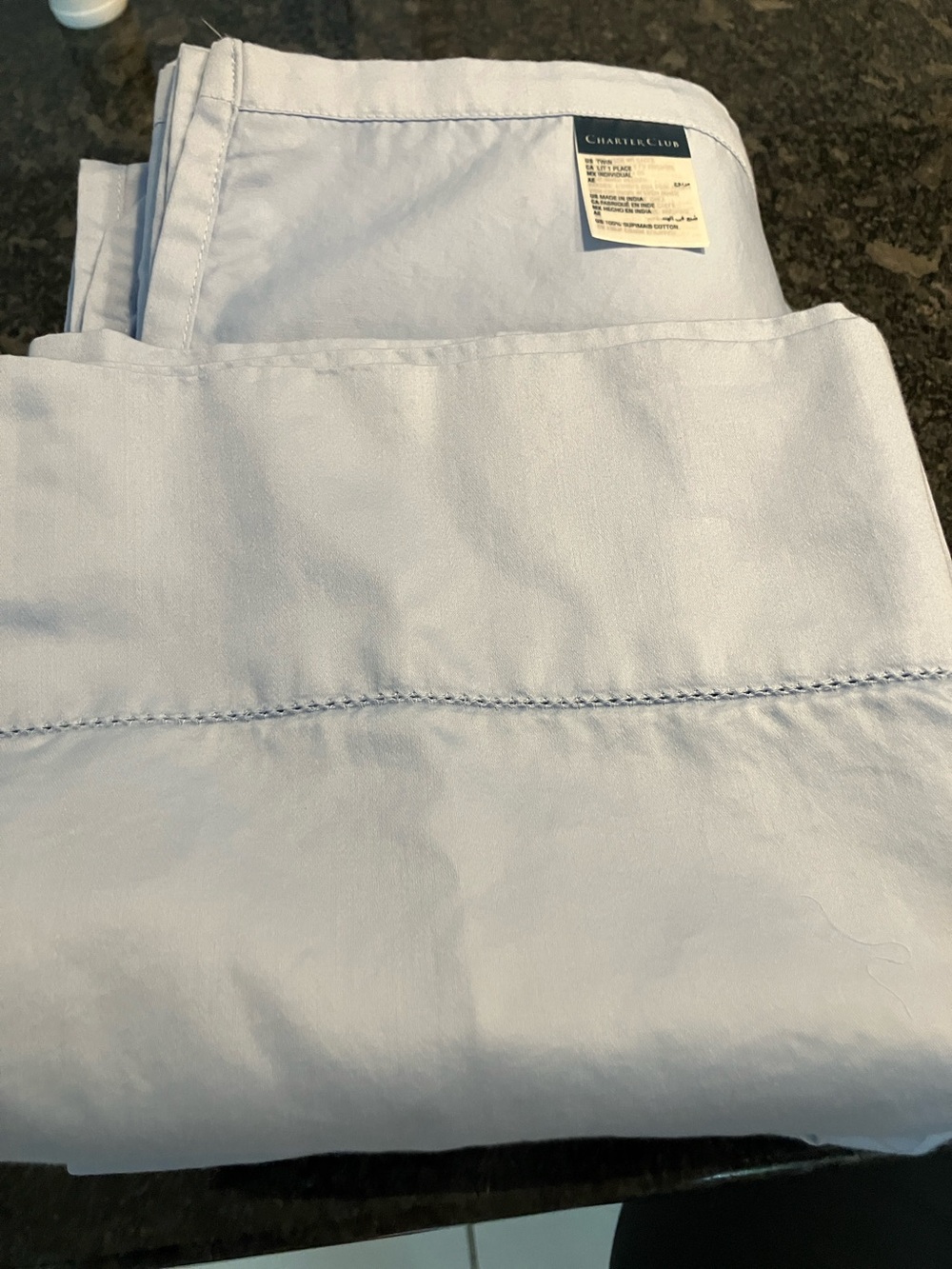 Charter Club Light Blue Bed Sheet Set